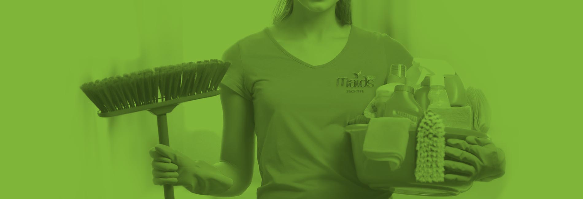 Maids2000 - Eco-Clean Products - Contact Us - Green Slider